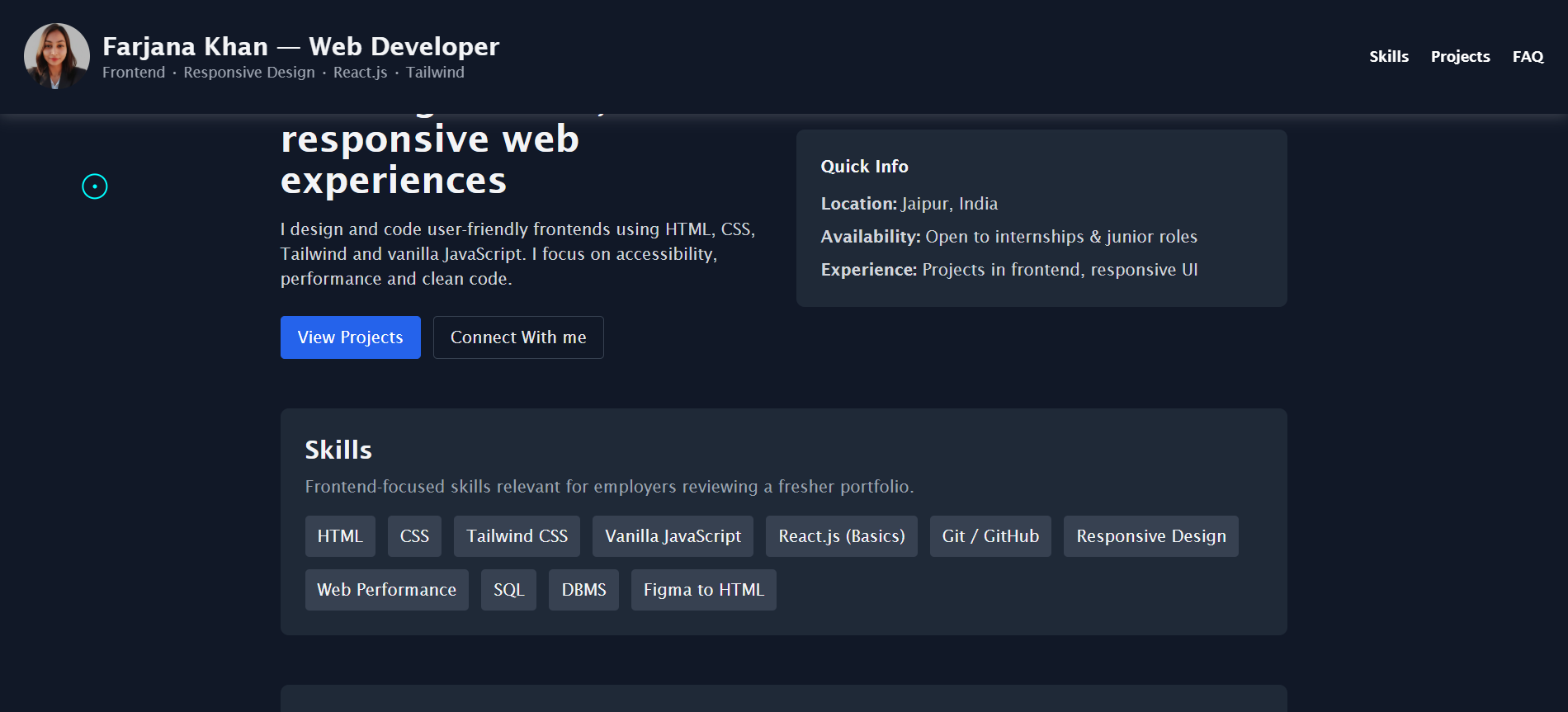 Portfolio Website